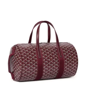 Goyard Barrel 40 Sports Bag Burgundy
