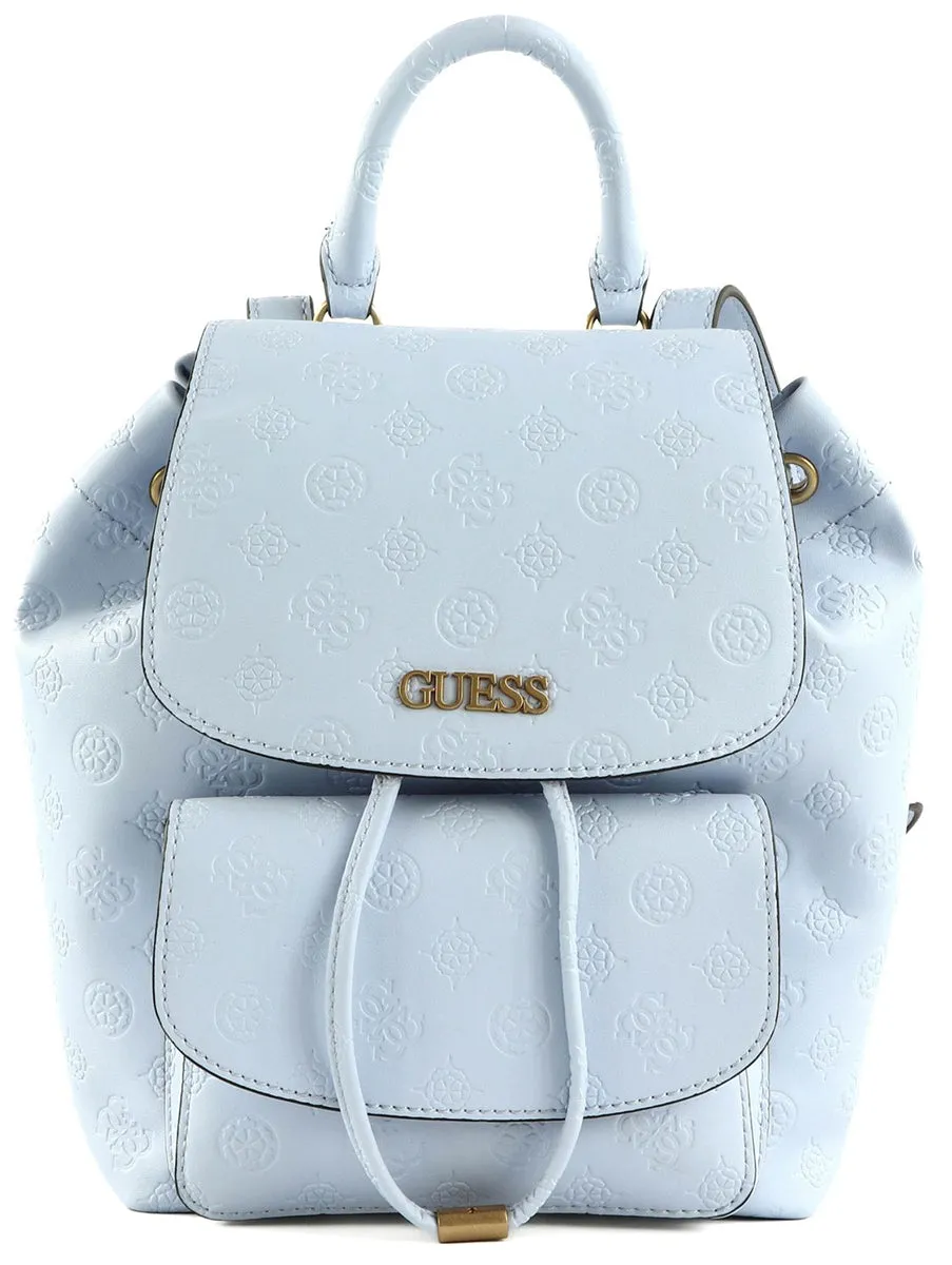 Guess Geva Backpack In Blue Ice For Women