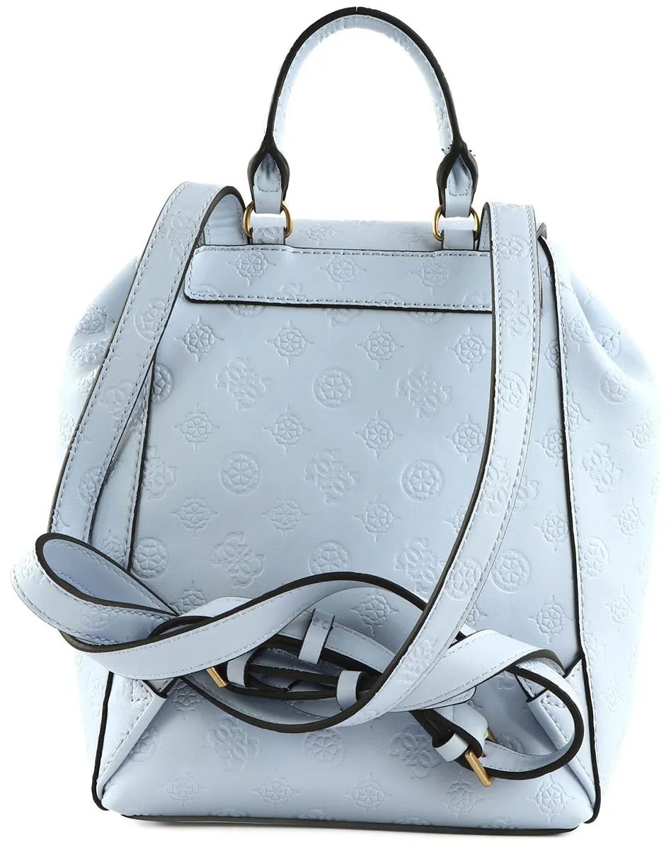 Guess Geva Backpack In Blue Ice For Women