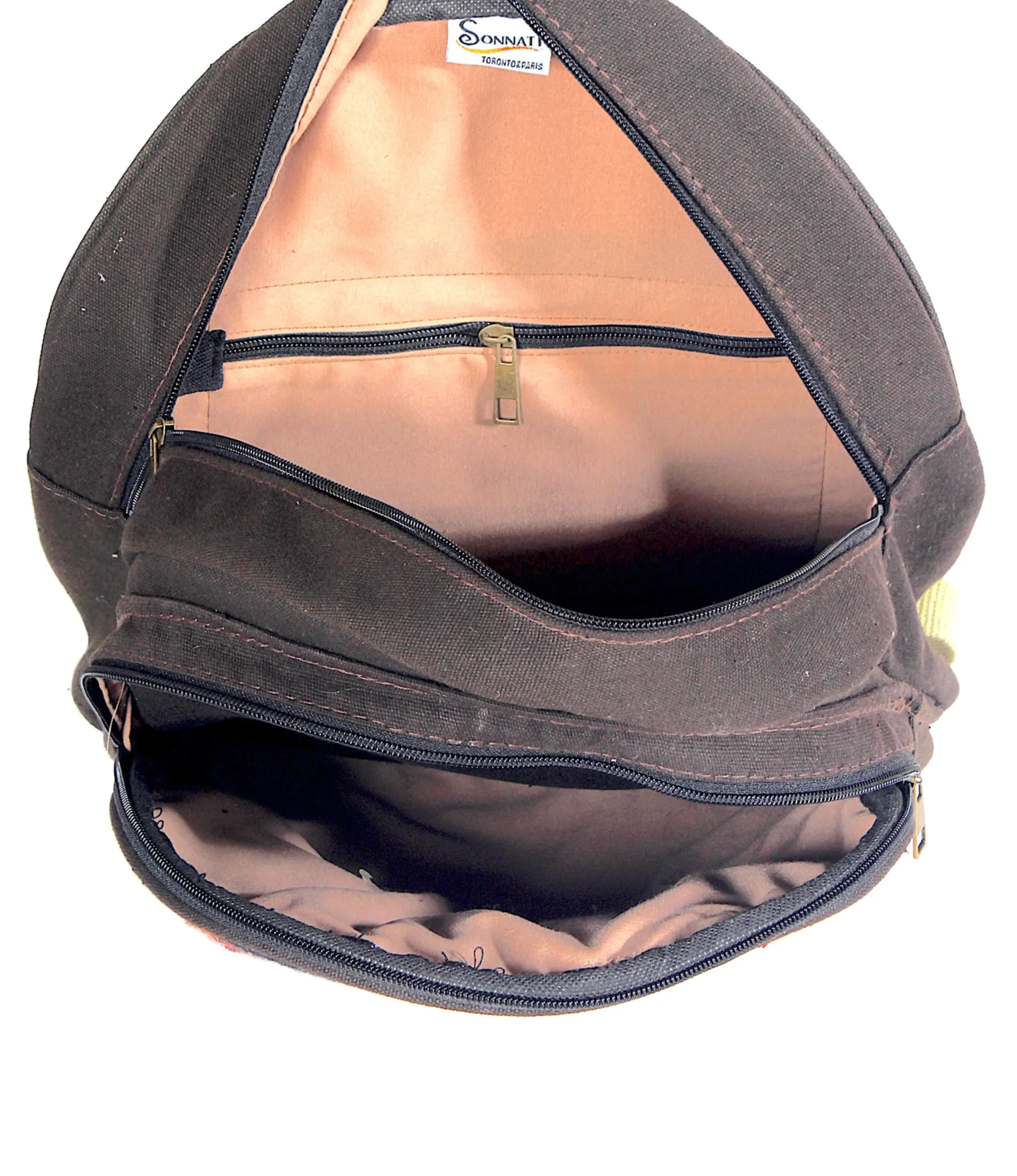 Handwoven Wool Kilim Unisex Backpack (Heer)