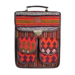 Handwoven Wool Kilim Unisex Backpack (Sorena)