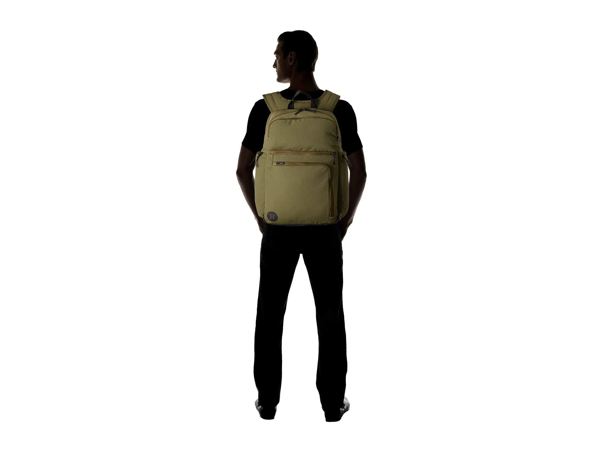 Hurley HU0007 Men's Collide Backpack, Olive Canvas - OS