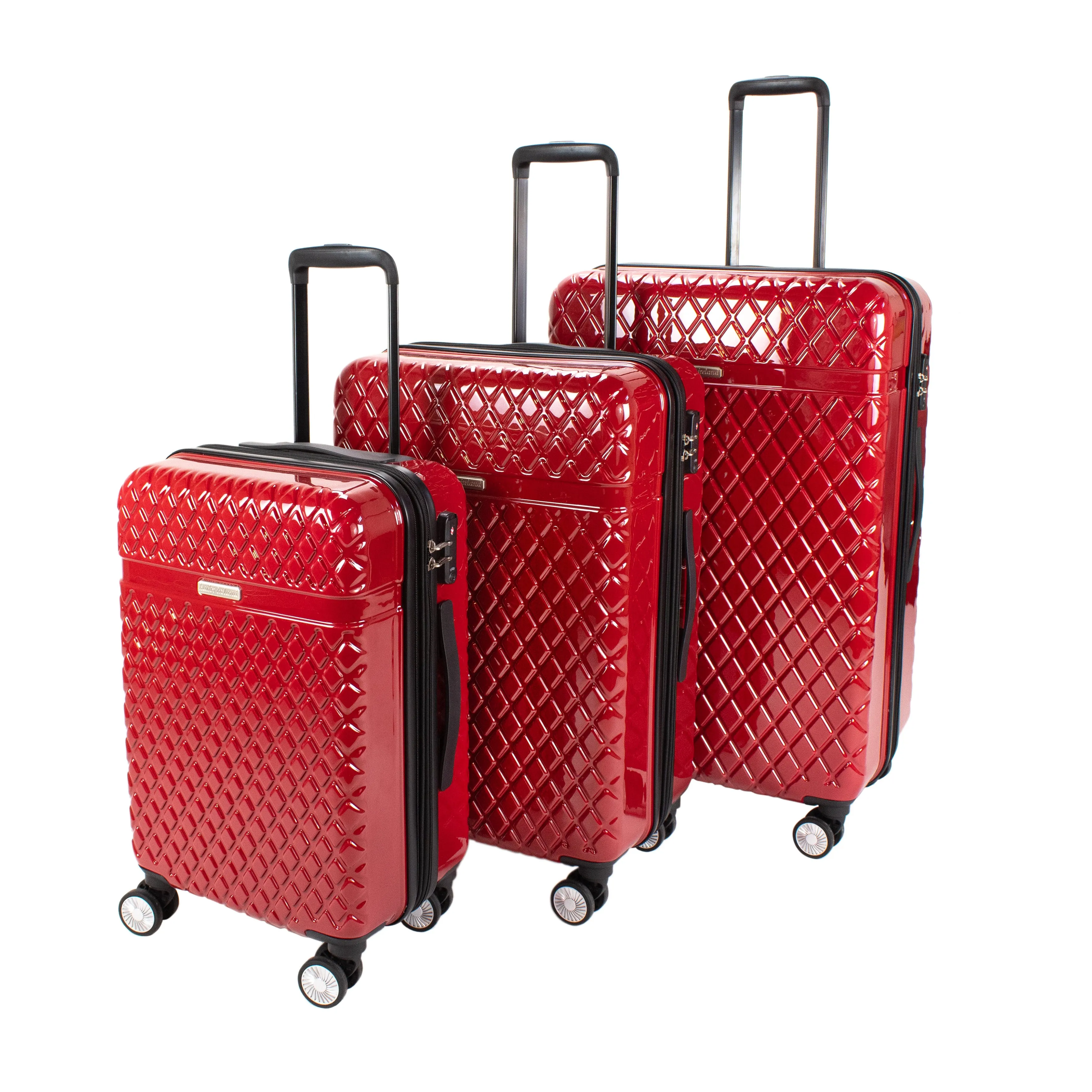 Kathy Ireland Yasmine 3-Piece Hardside Luggage Set
