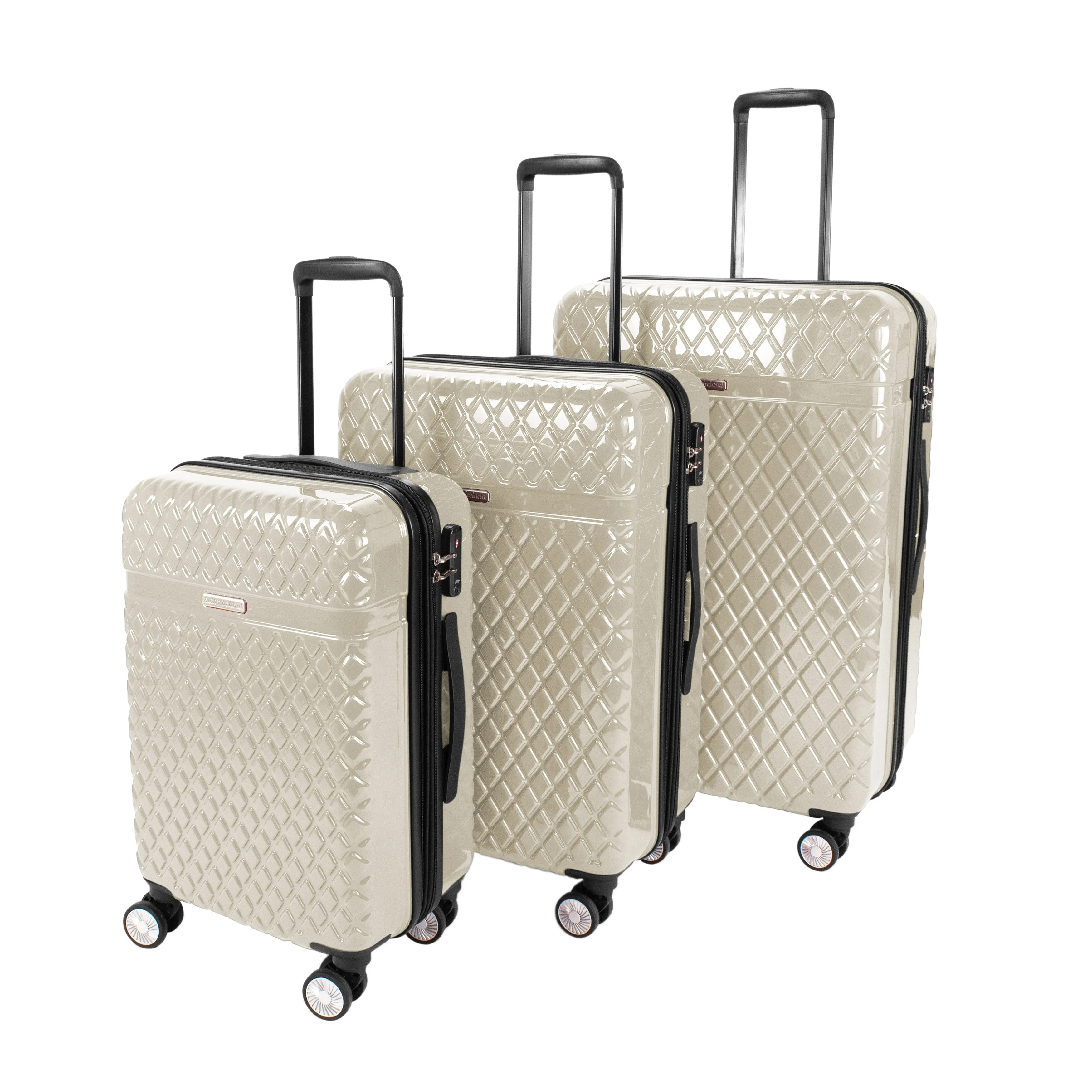 Kathy Ireland Yasmine 3-Piece Hardside Luggage Set