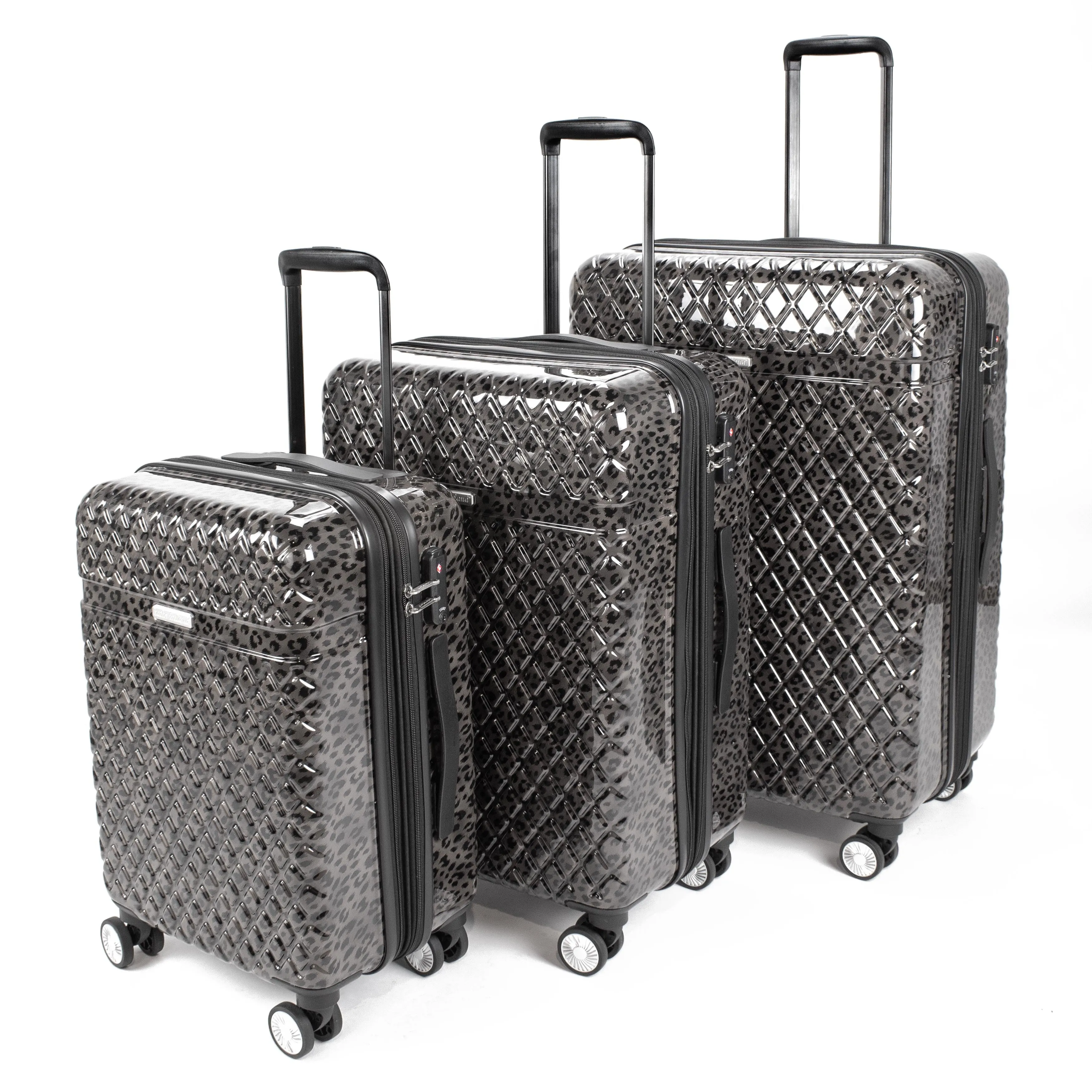 Kathy Ireland Yasmine 3-Piece Hardside Luggage Set