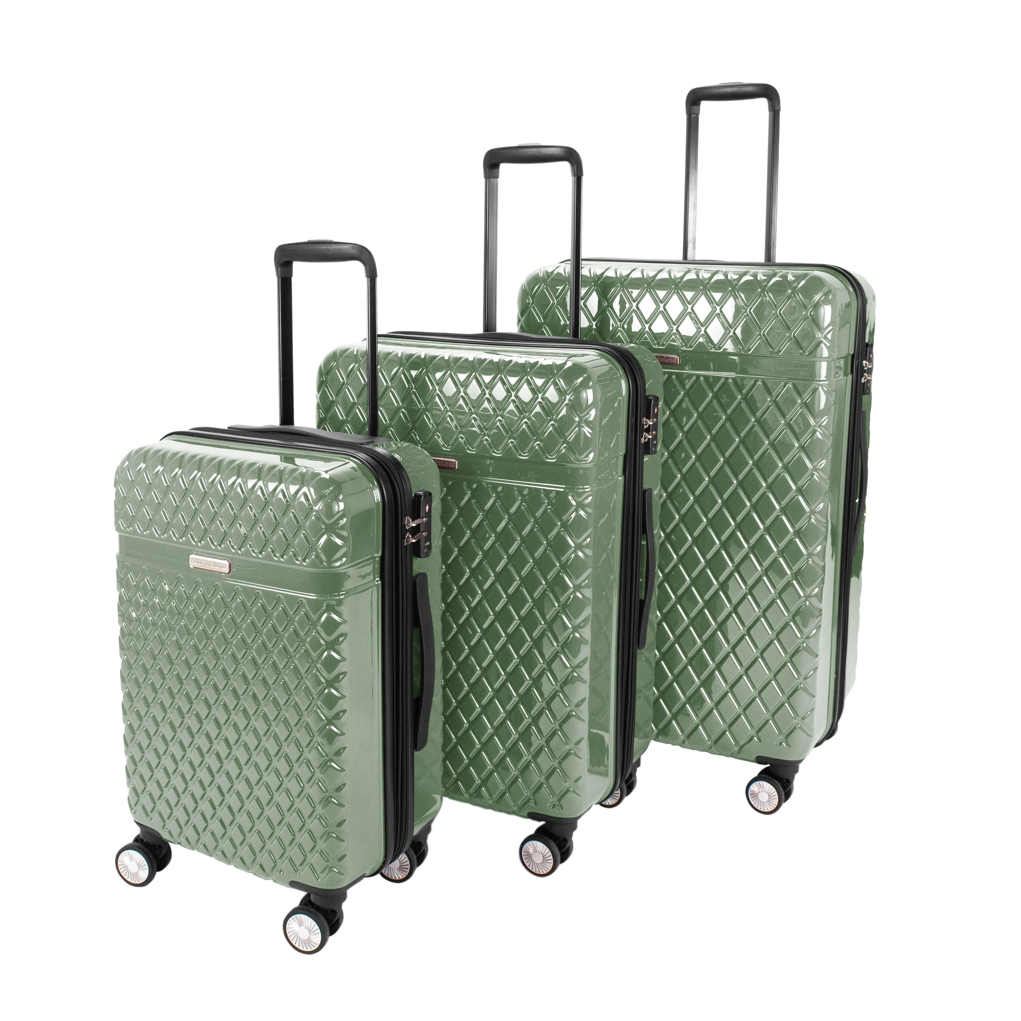 Kathy Ireland Yasmine 3-Piece Hardside Luggage Set
