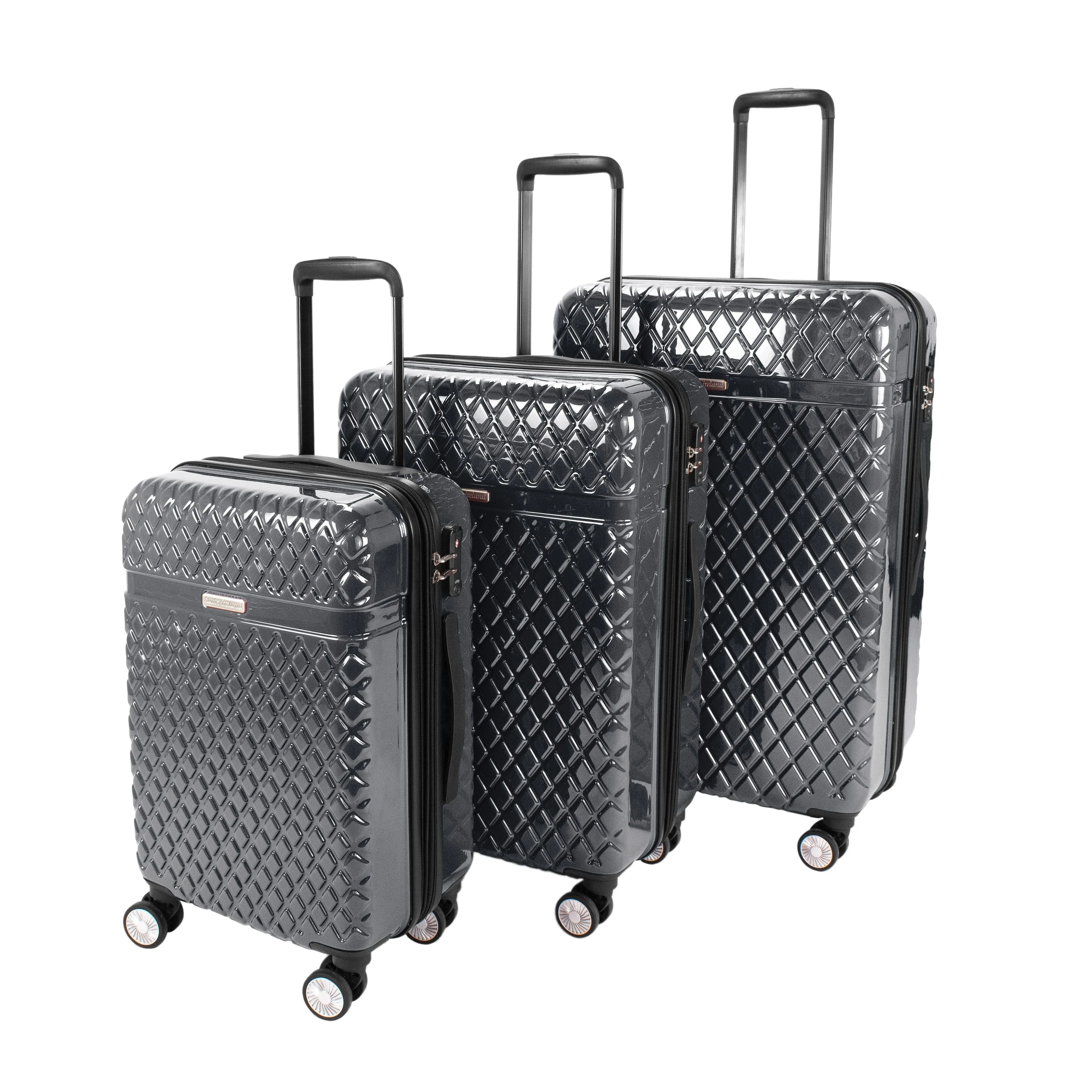 Kathy Ireland Yasmine 3-Piece Hardside Luggage Set