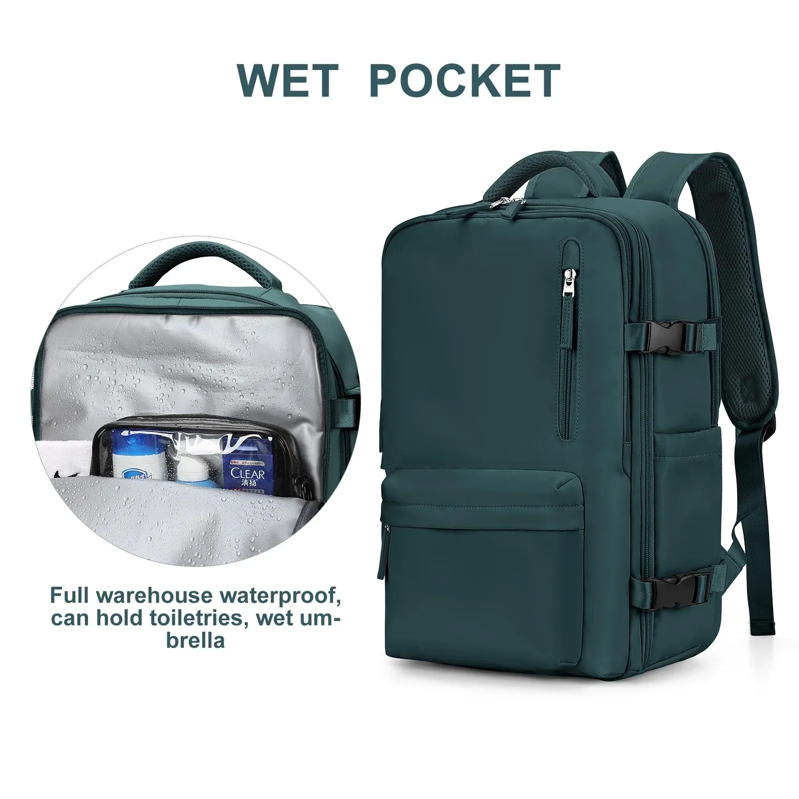 Large Travel Backpack, Carry on Backpack
