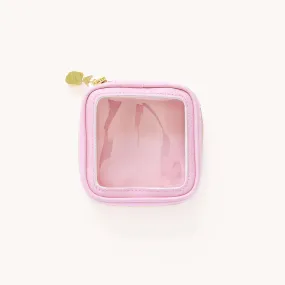 Leatherette Clear Cube, Blush or Navy