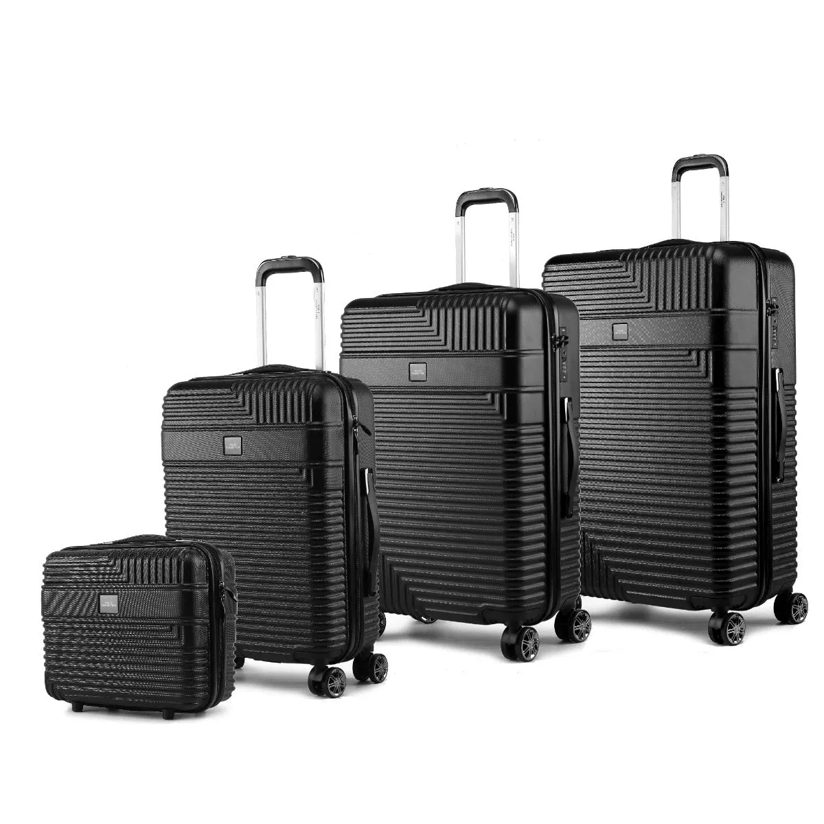 Luggage Bag 14 Inch Cabin Size Luggage Trolly - Black