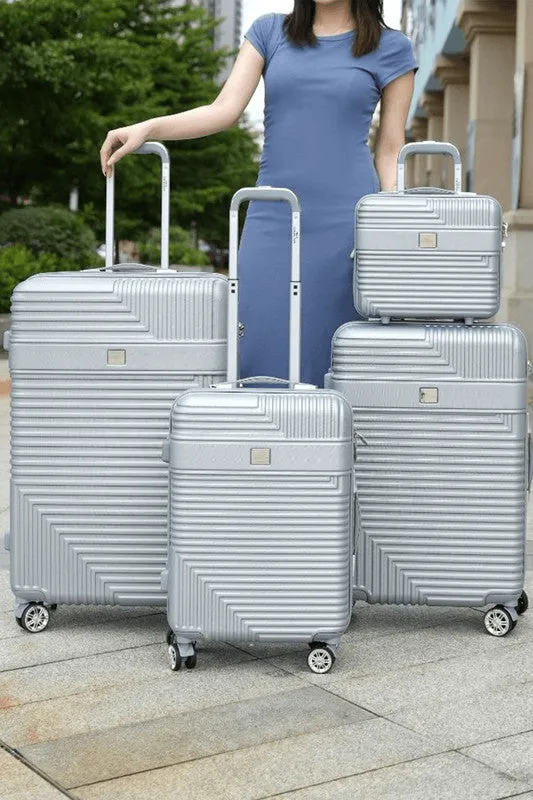 Luggage Bag 32 Inch Check-in Luggage Trolly - Silver