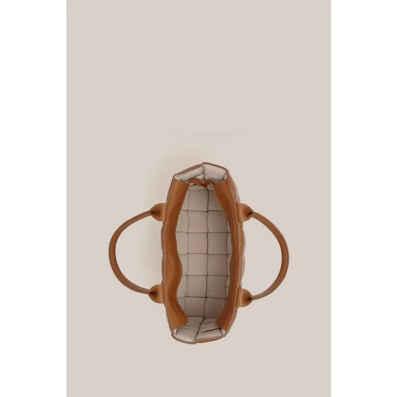 Margot XL Woven Tote | Tan