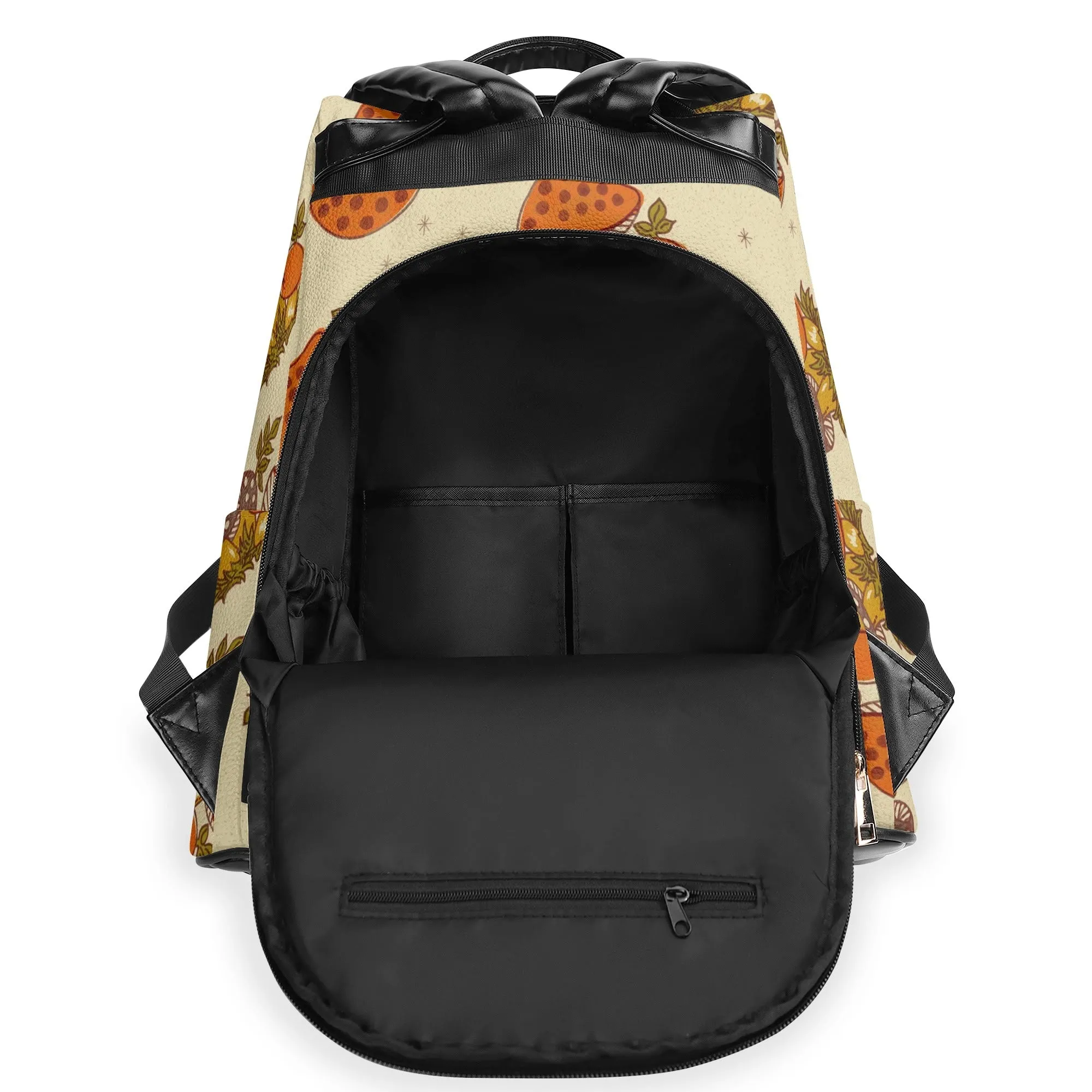 Merry Mushroom Groovy Mod 70s Travel Backpack
