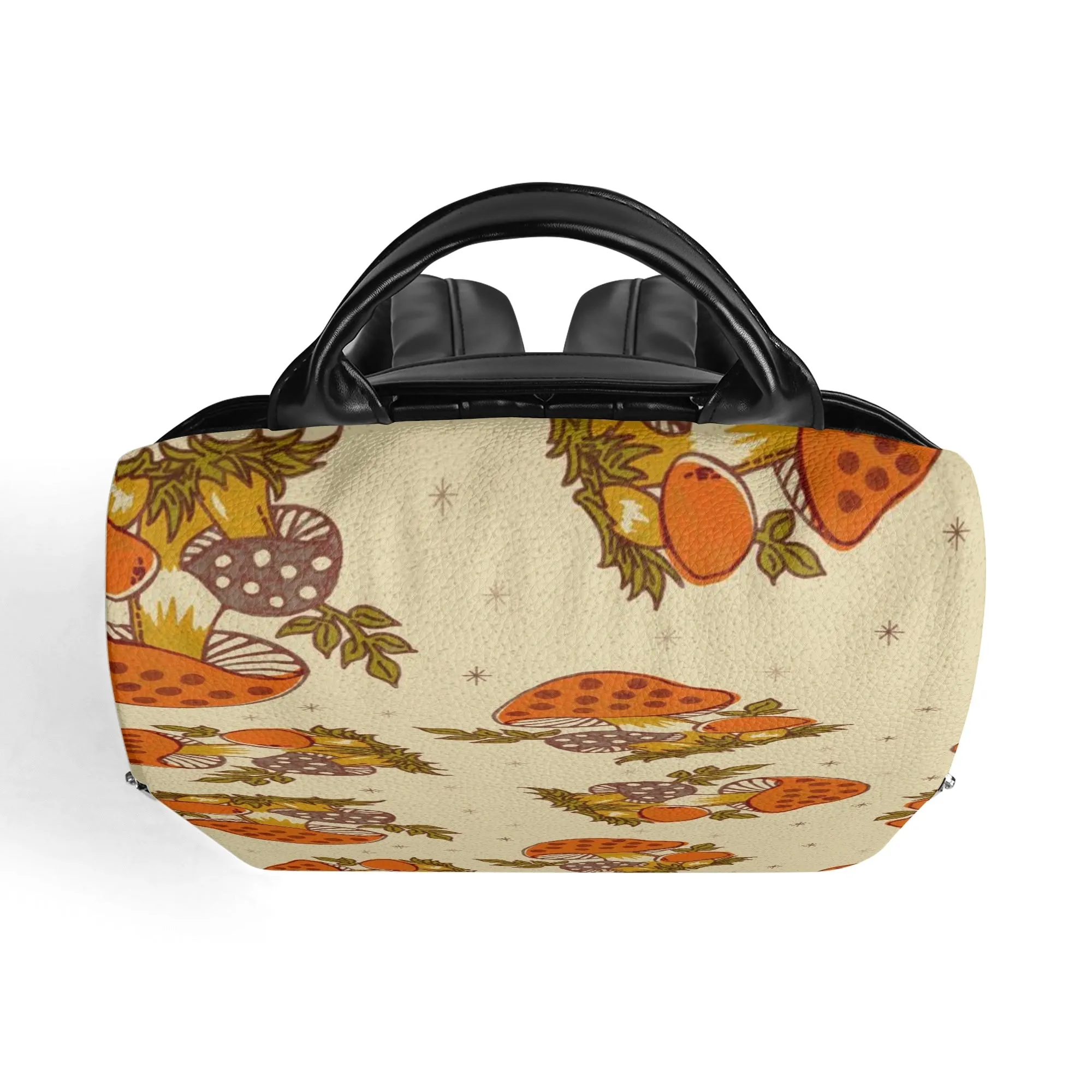 Merry Mushroom Groovy Mod 70s Travel Backpack