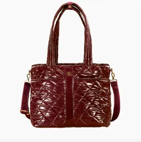 Oliver Thomas Wanderlust Tote Bordeaux Metallic