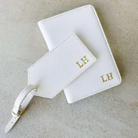 Personalised Passport Holder and Tag Set