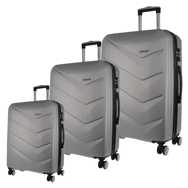 Pierre Cardin Large Suitcase - Silver