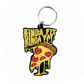 Plateroni Pizza Keychain