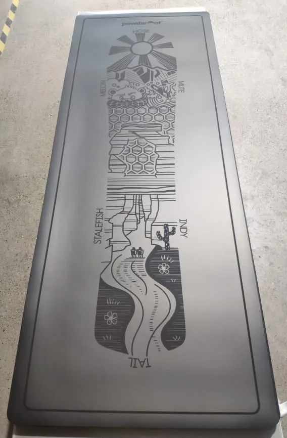 Powder Mat™ | The Original Snowboard Yoga Mat | Season 6 UTAH