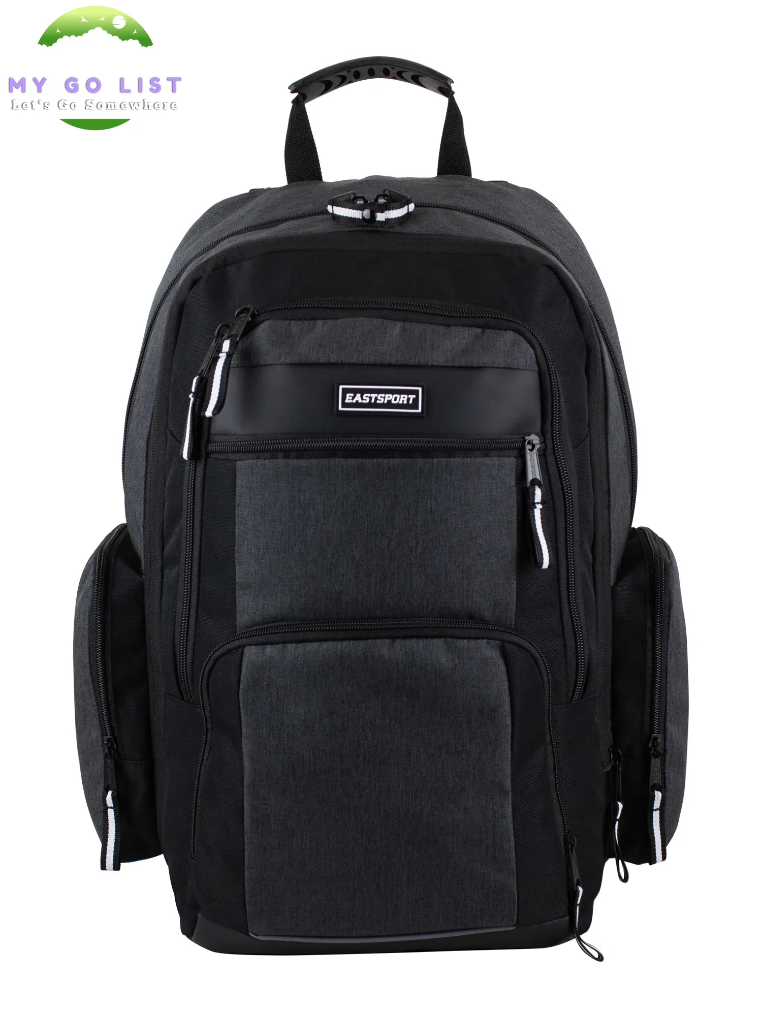 Recycled Expandable Raptor Backpack, Black Chambray