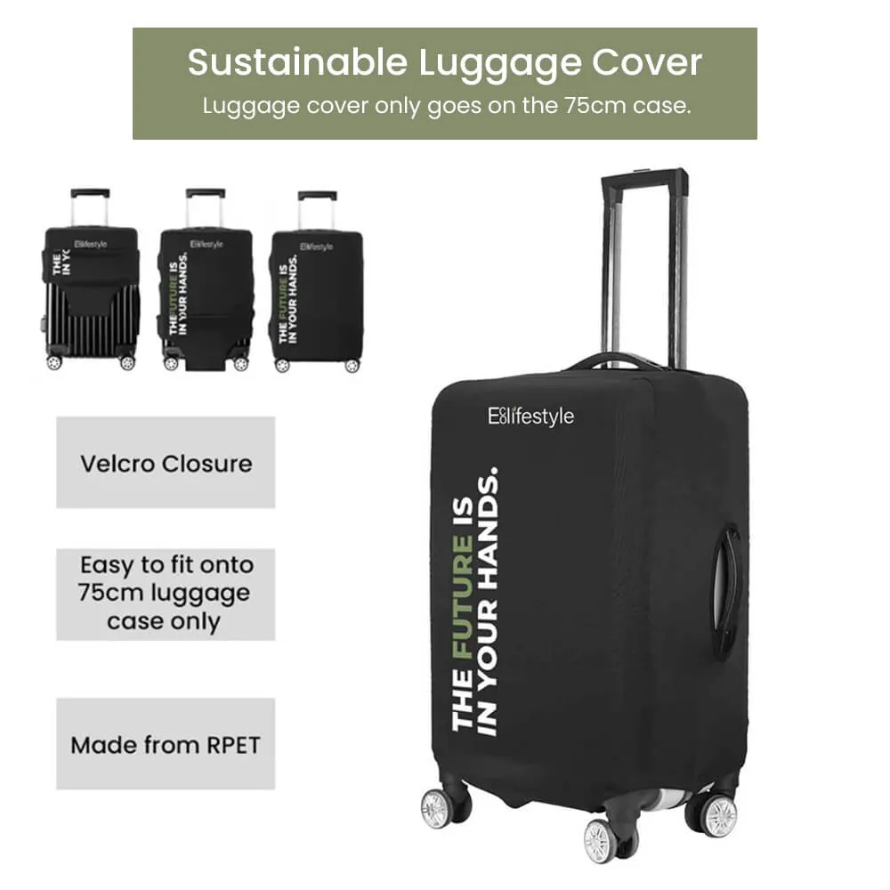 Roma Hardshell Luggage Set on 360° Spinner Wheels with TSA Lock and Protective Cover