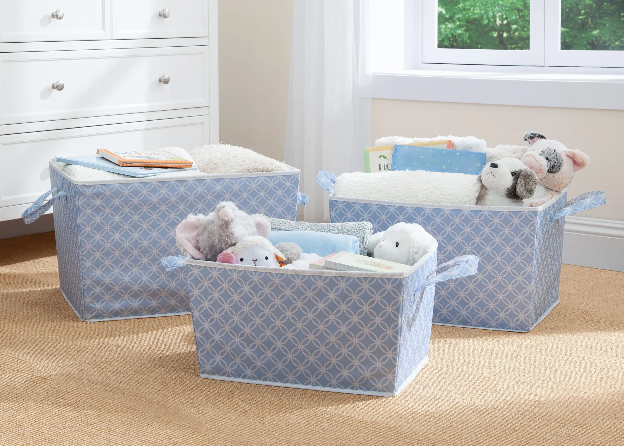 Set of Three Tapered Totes