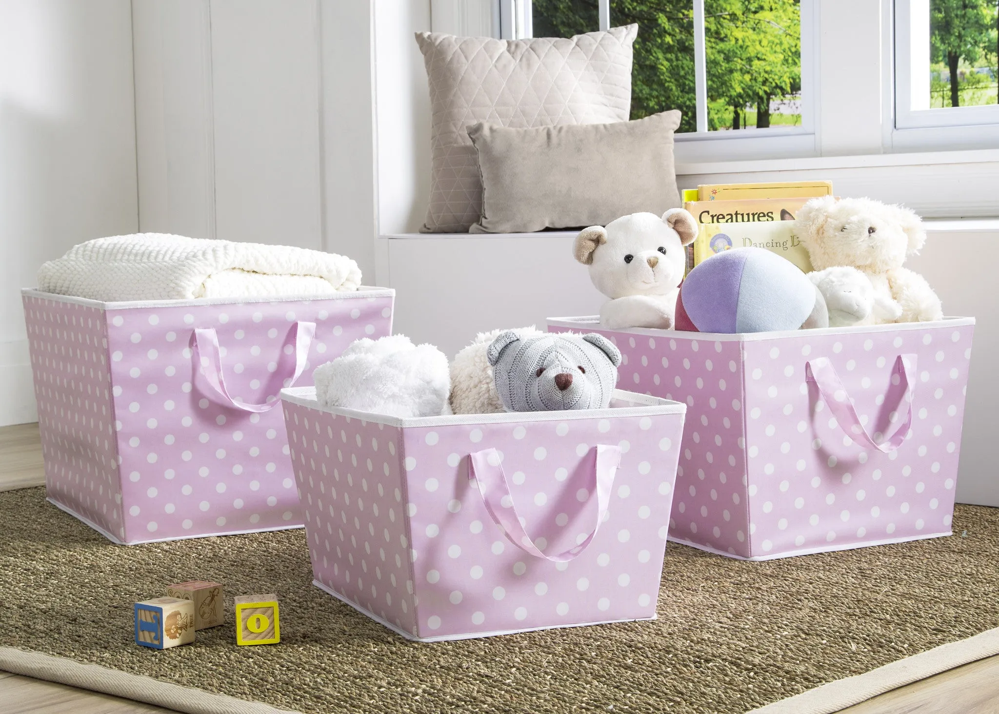 Set of Three Tapered Totes