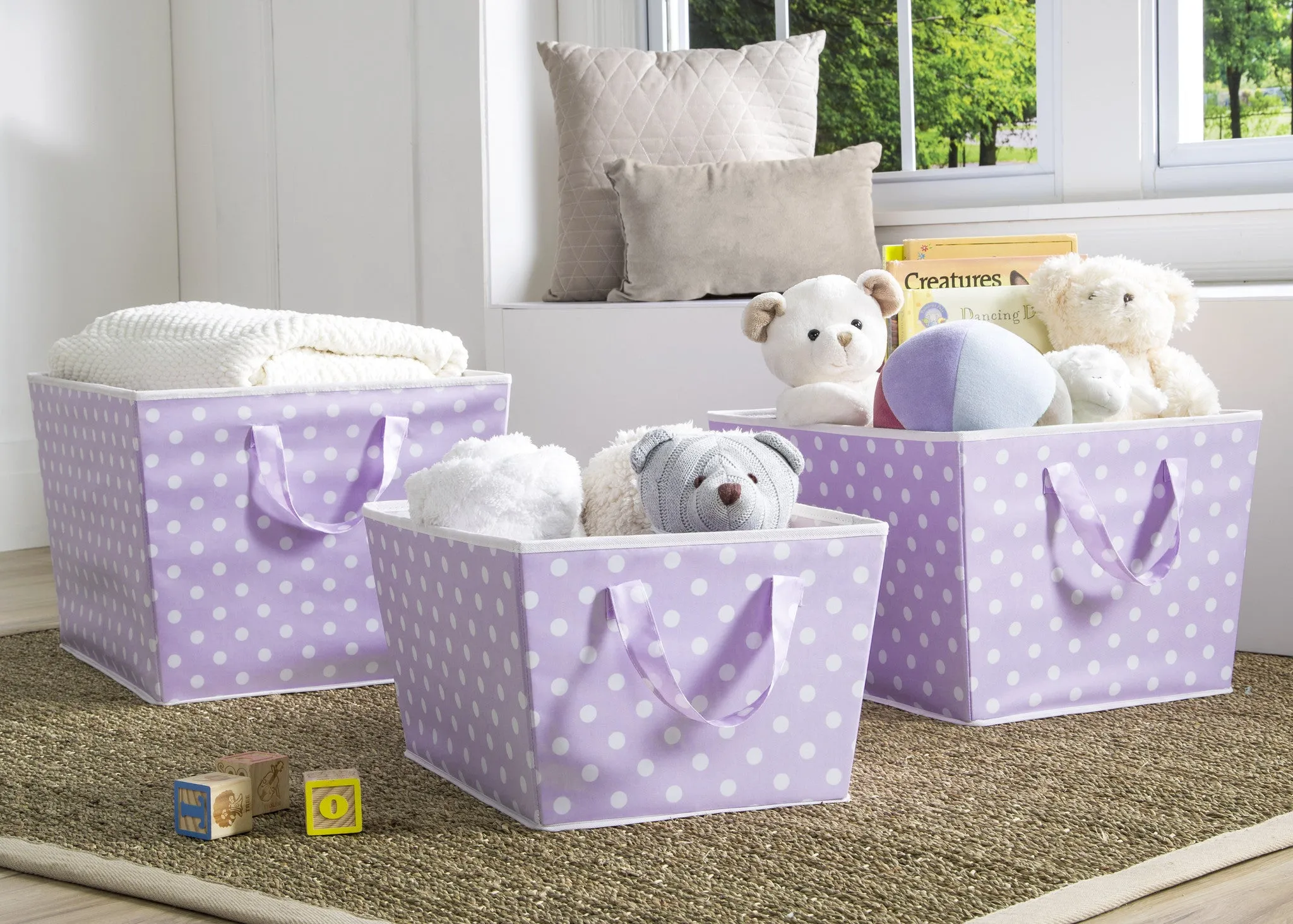Set of Three Tapered Totes