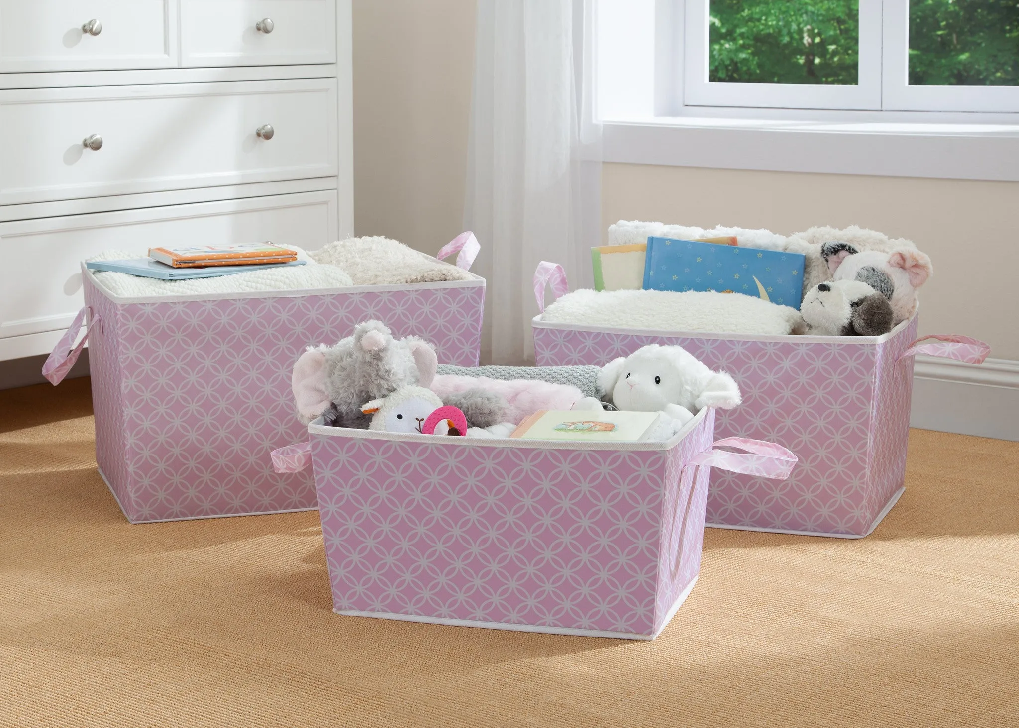 Set of Three Tapered Totes