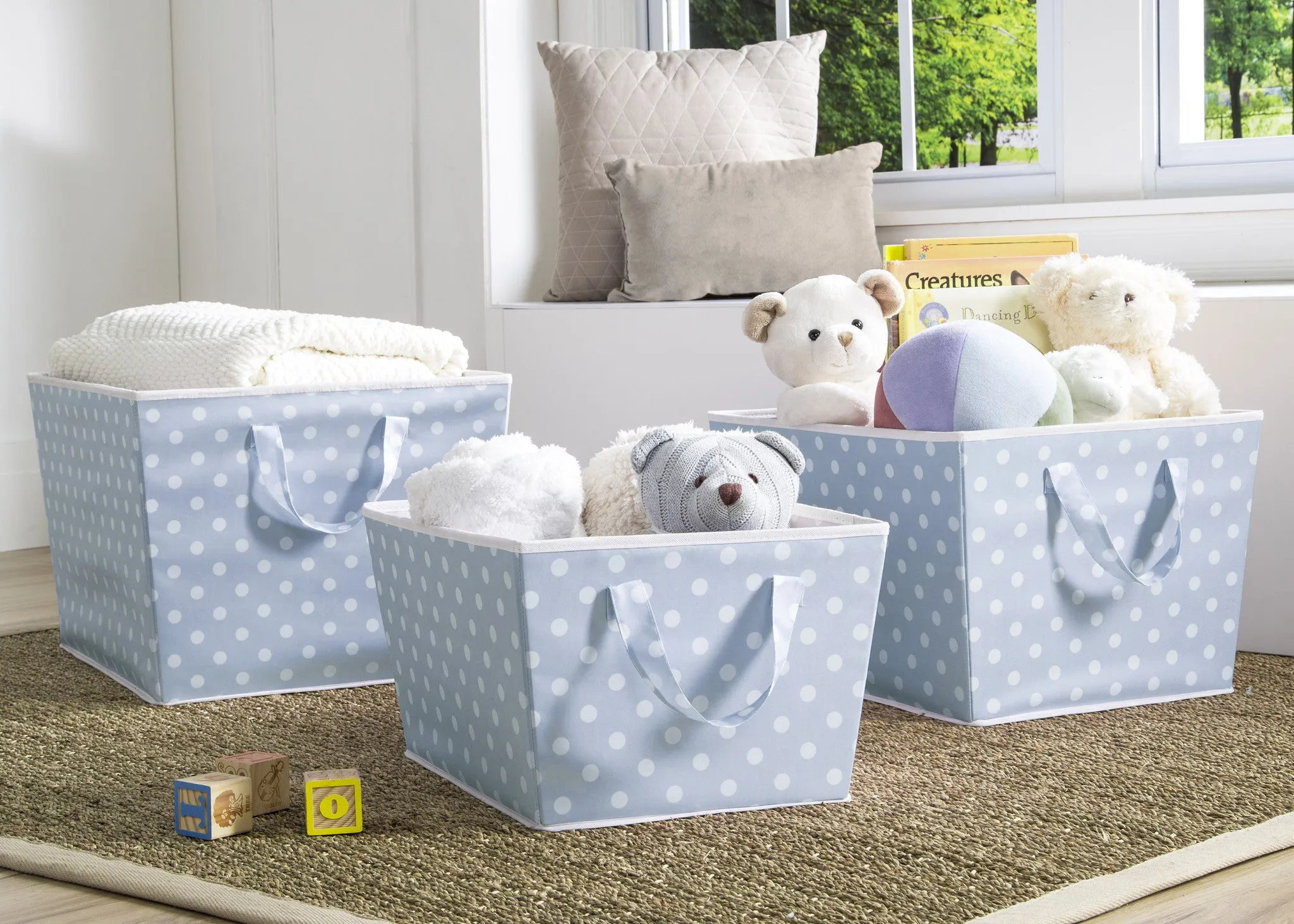 Set of Three Tapered Totes