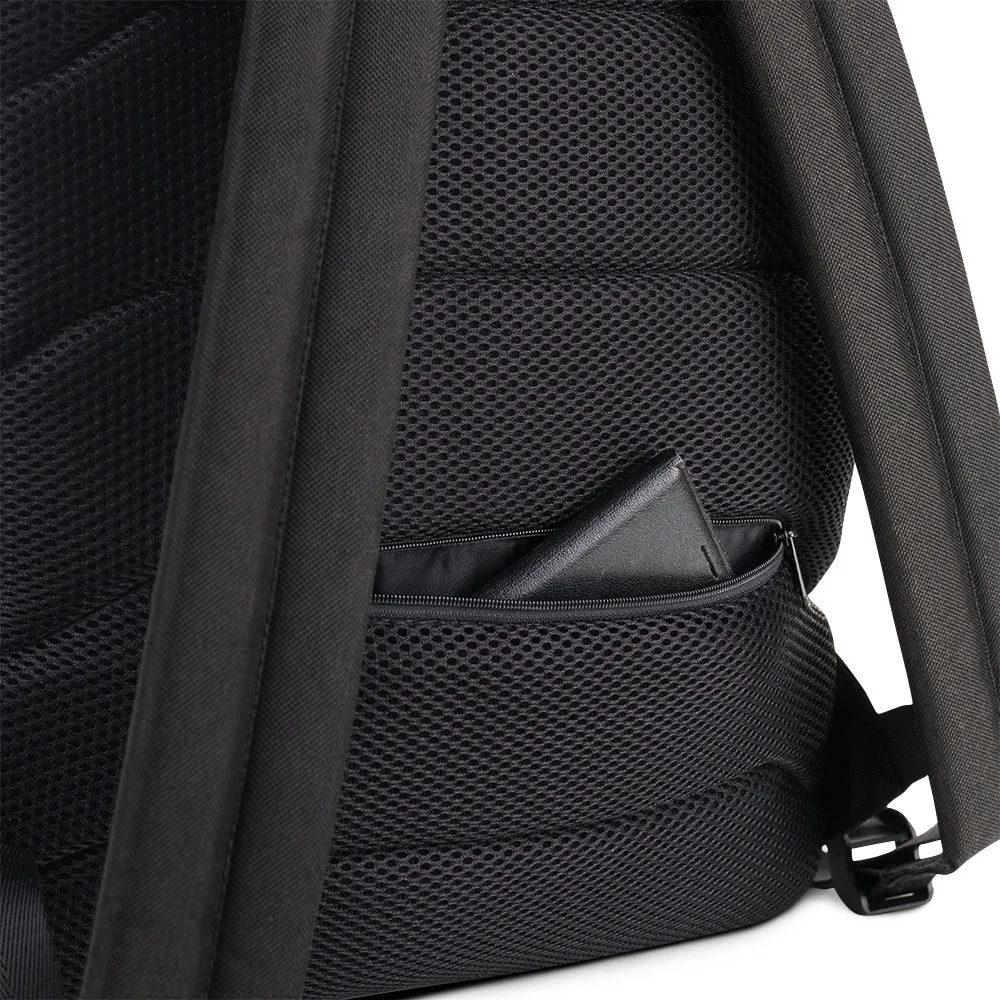 Space Galaxy Backpack, Blue Purple Premium Water Resistant Premium Bag- Made in USA