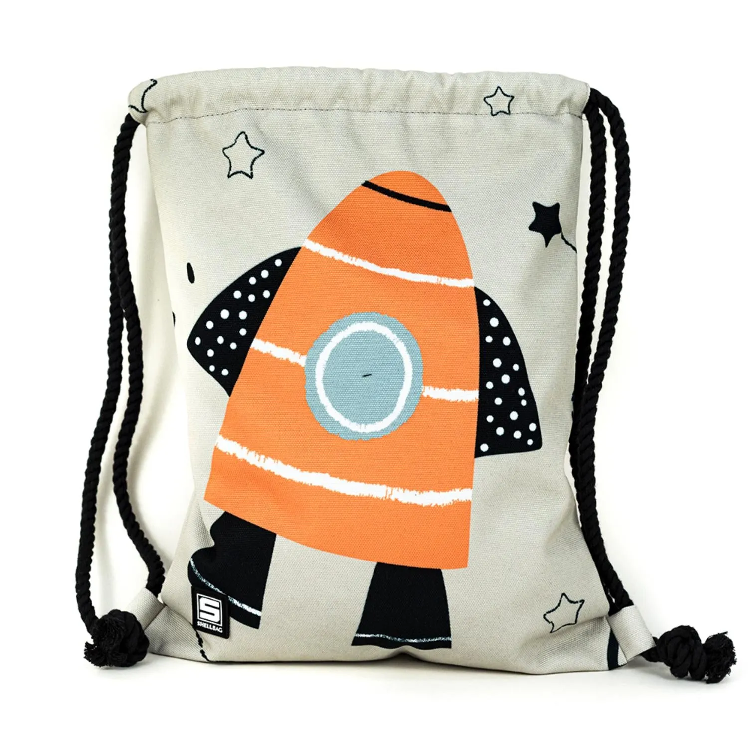 Space Rocket | Drawstring Bag | Kid’s Backpack for Creche, Nursery & School