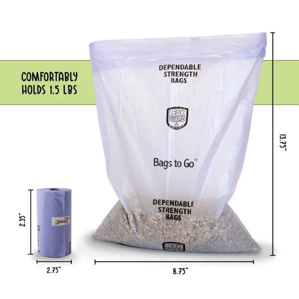 Spotty Bags to Go 100% Biodegradable Waste Bags