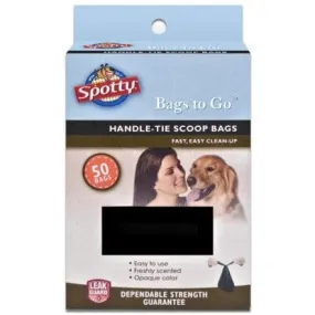 Spotty Bags to Go Handle-Tie Waste Bags 50 Pack