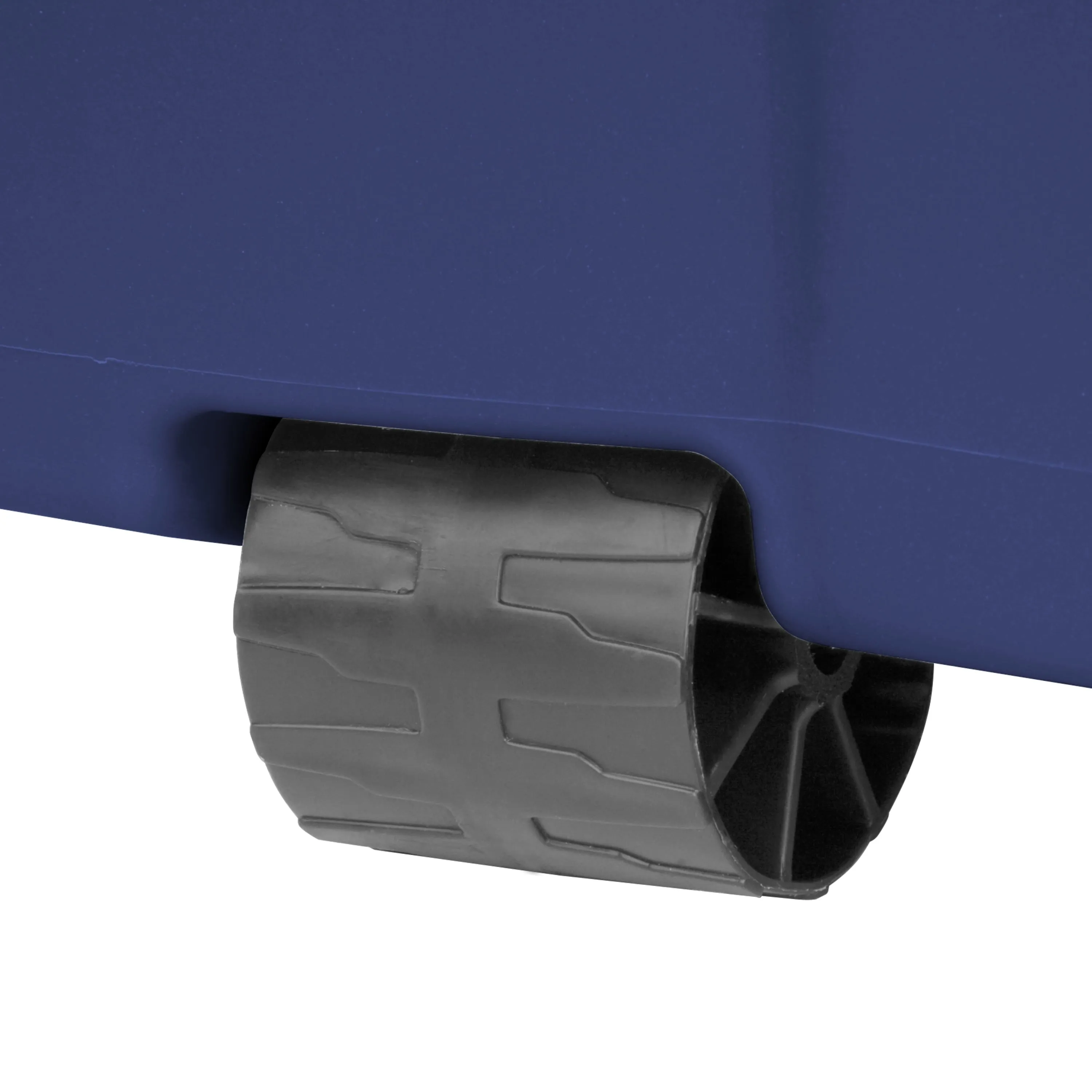Sterilite 45 Gallon Wheeled Latch Tote Plastic, Stadium Blue