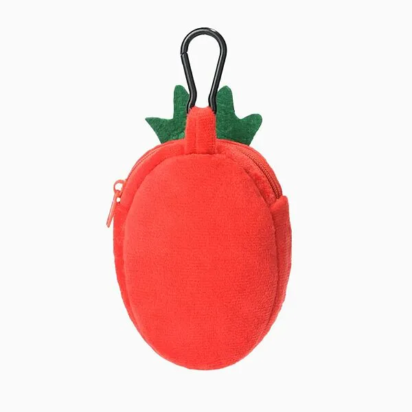 strawberry poop bag holder