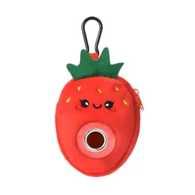 strawberry poop bag holder