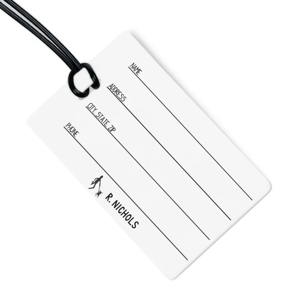 Taxi in the City Luggage Tag