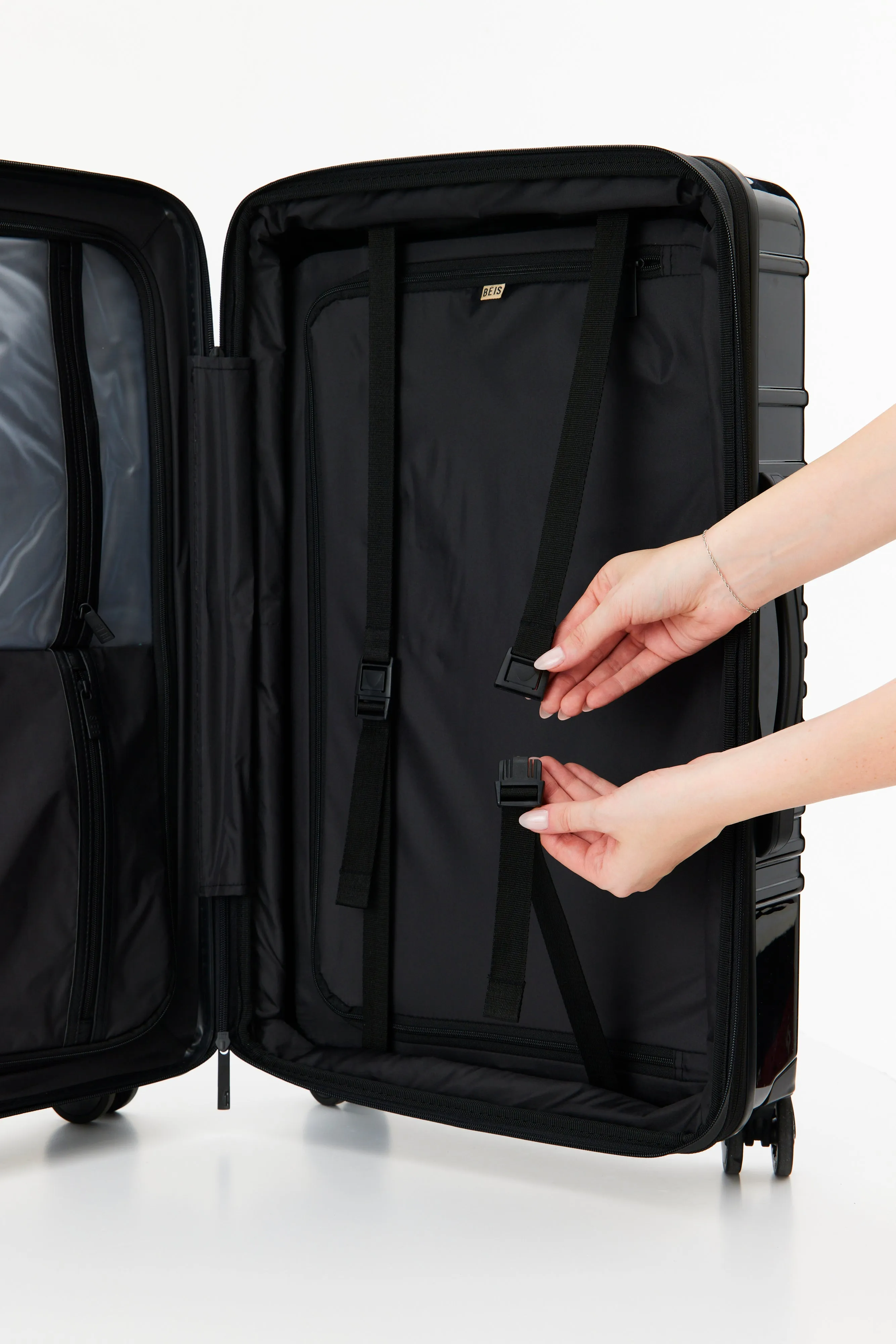 The Carry-On Roller in Glossy Black