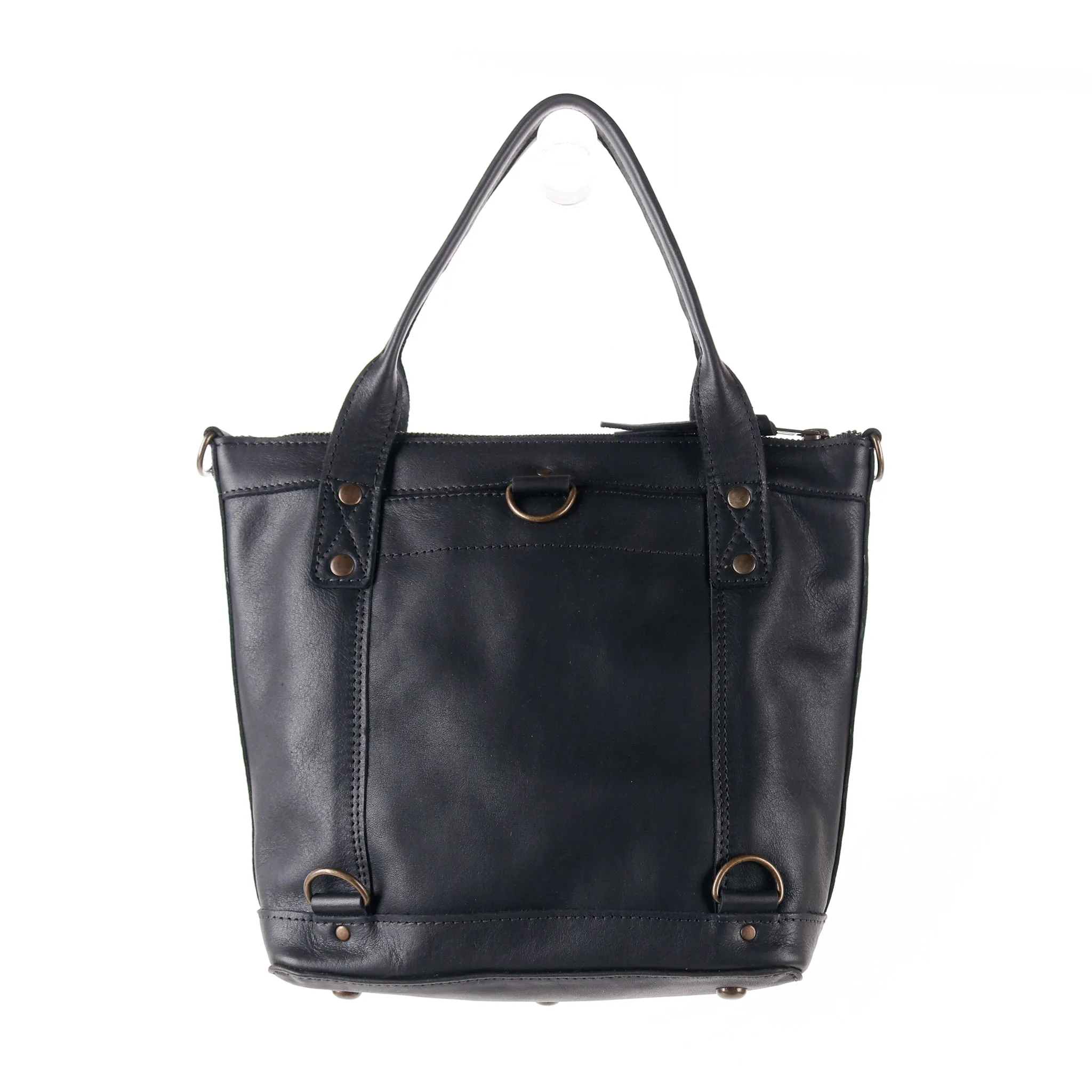 THE PERFECT BAG - POCKETLESS MINI - OOAK HUIPIL - BLACK - NO. 12479