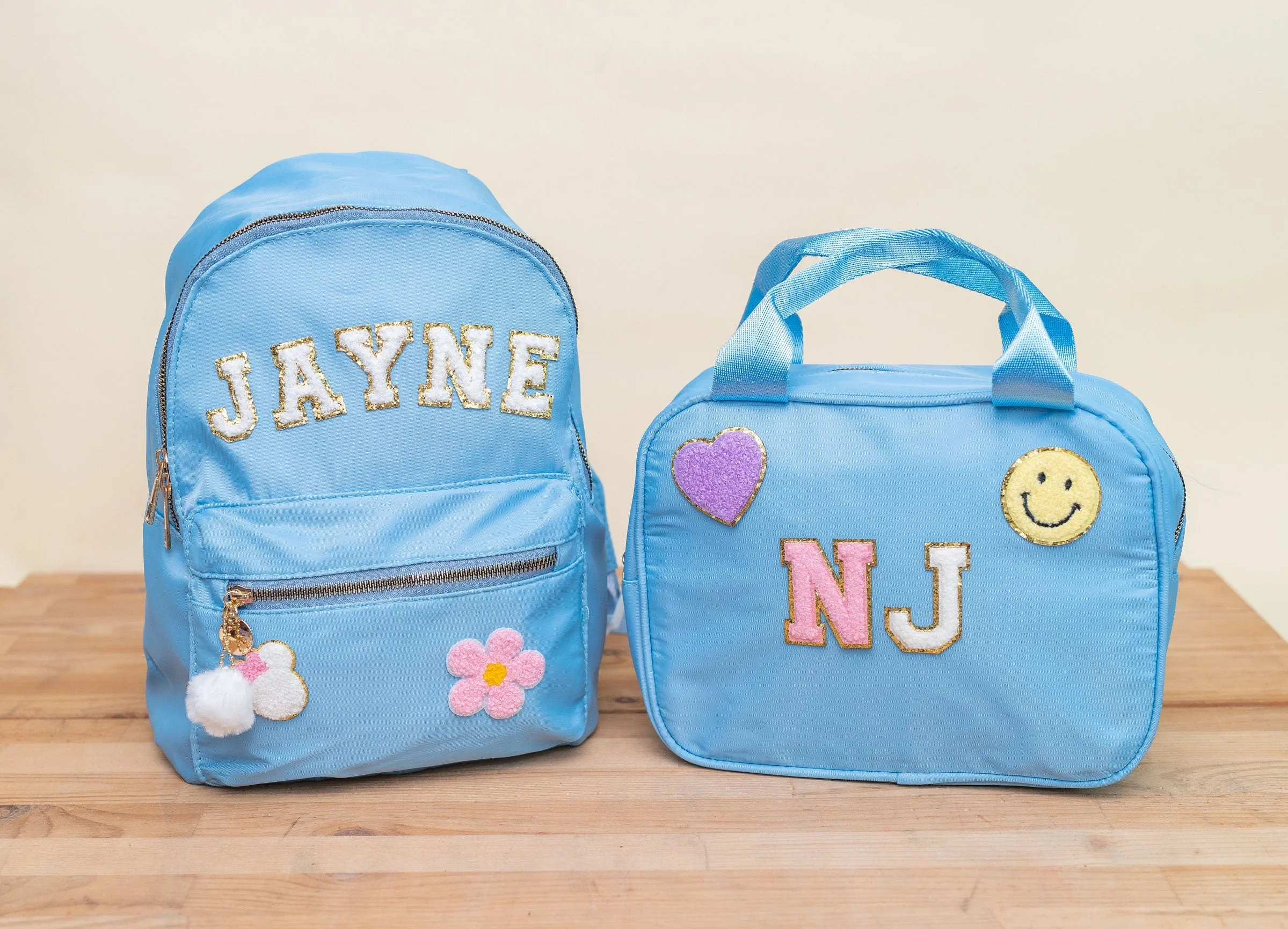 Toddler Custom Backpack with Patches for Girls