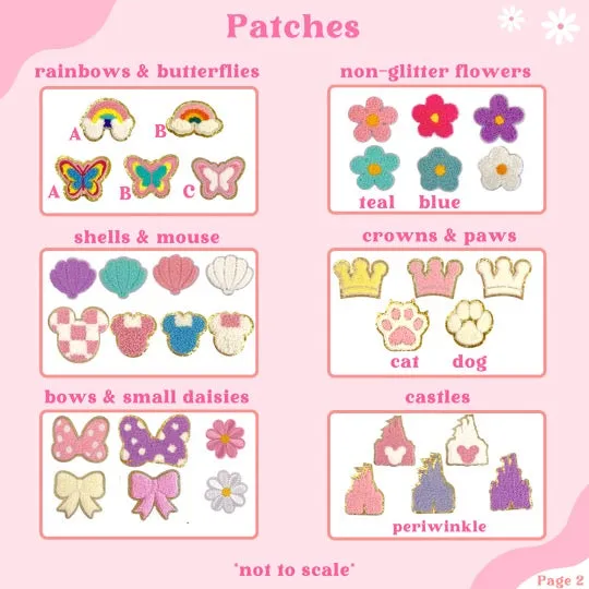 Toddler Custom Backpack with Patches for Girls