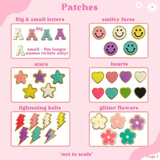 Toddler Custom Backpack with Patches for Girls