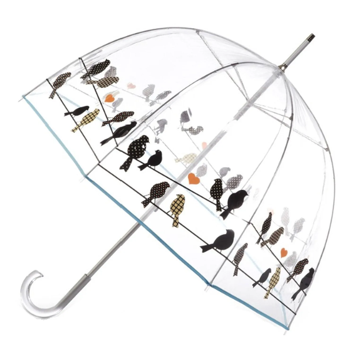 Totes Clear Bubble Umbrella  - Geo Boxes