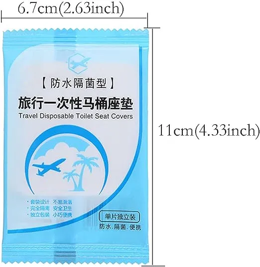 Travel Disposable Toilet Seat Covers S4503180