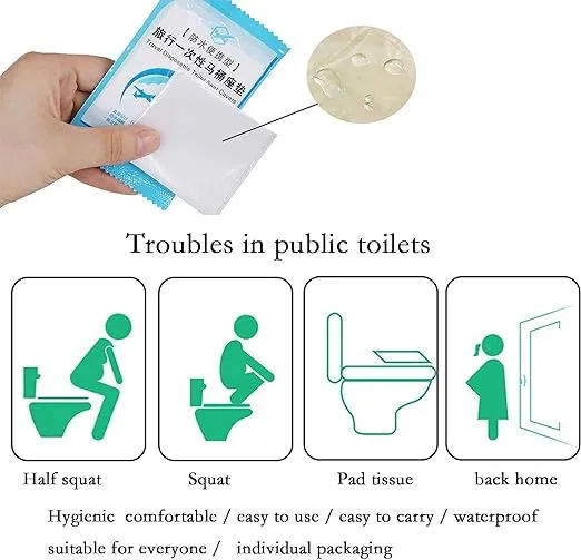 Travel Disposable Toilet Seat Covers S4503180