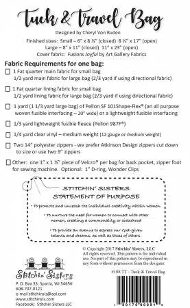Tuck & Travel Bag