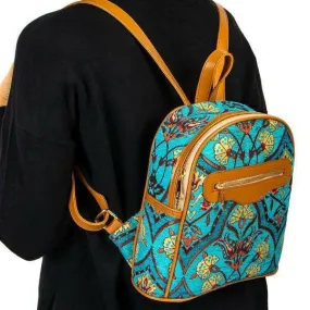 Turquoise Turkish tribal Travel backpack