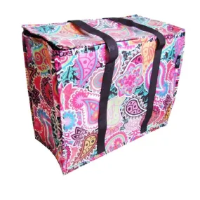 Two Lumps of Sugar Paisley Medallion Happy Shopper Tote Bag