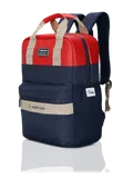 Uppercase Vegan Leather 14" Laptop Backpack Water Repellent College Bag 17L